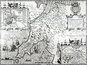 Mapa Caernarvon, 1616